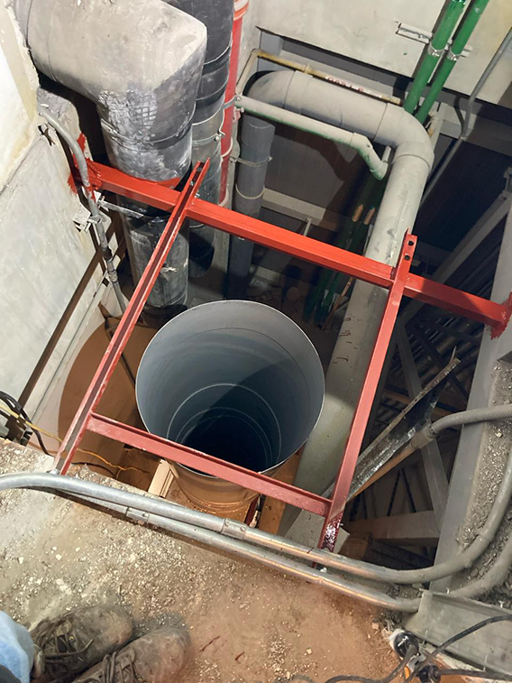 Partes del chute